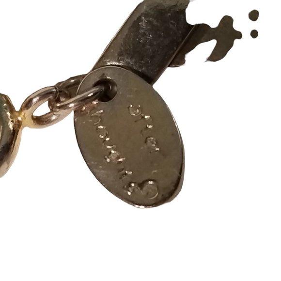 After Thoughts Fashion Choker Silver Toned Adjustable Metallic Necklace Jewelry - Picture 5 of 7